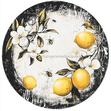 Lemon Sign, Everyday Sign, DCO-13041, Sign For Wreath, 10